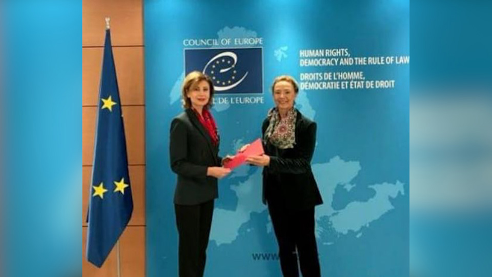 Тамар Талиашвили вручила верительные грамоты генеральному секретарю Совета Европы