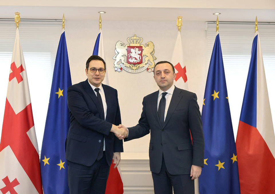 Georgian PM meets Czech FM