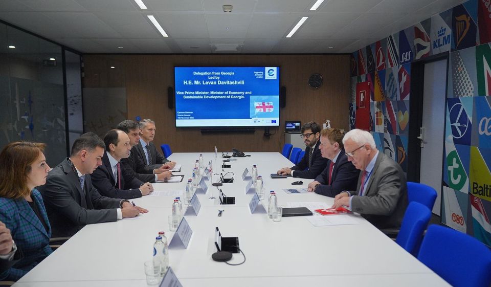Леван Давиташвили встретился с генеральным директором Евроконтроля