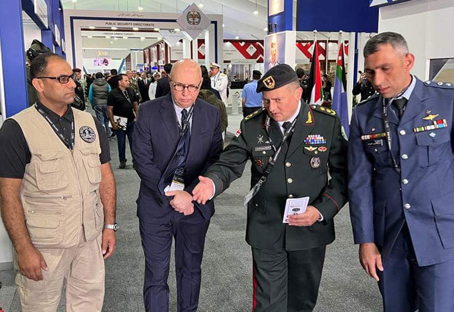 Делегация Сил обороны Грузии посетила выставку сил специальных операций в Иордании, где была представлена ​​продукция производства «Дельты»