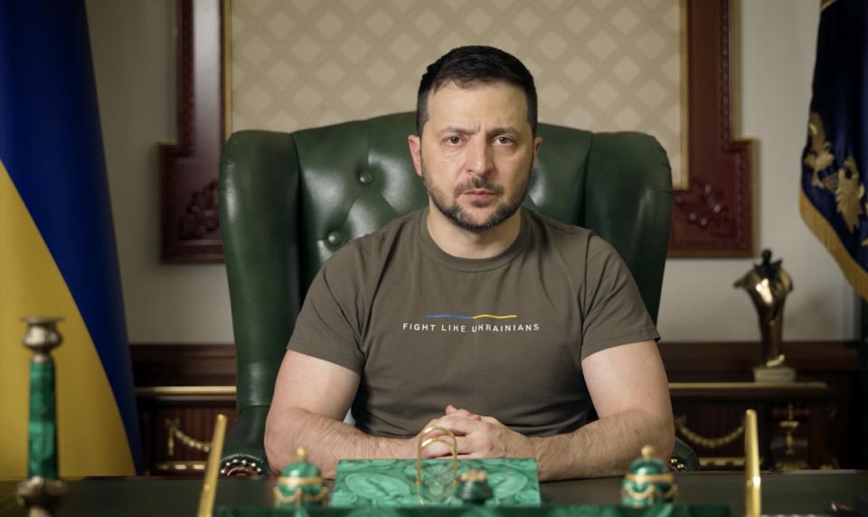 Vladimir Zelenski - yalnız Ukrayna səmasının tam qorunması Ukrayna və Avropanın təhlükəsizliyini Rusiyanın təcavüzünün sonrakı eskalasiyasından təmin edəcək