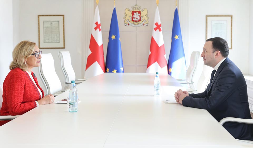 Georgian PM meets new Ambassador to Romania