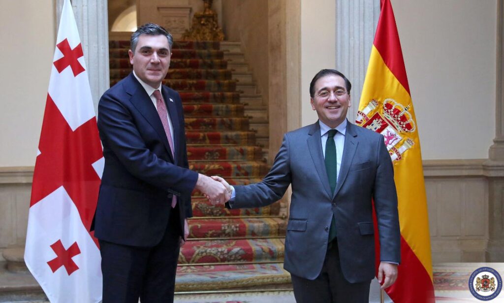 Georgian FM meets Spanish colleague in Madrid 