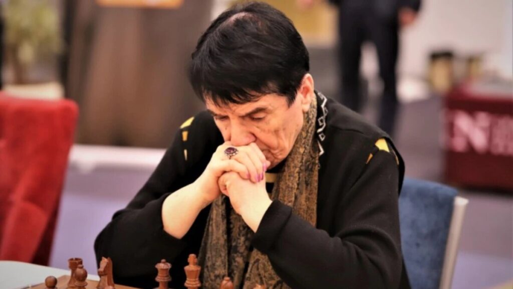 Нона Гаприндашвили  ветеран шахматистты Дунейы Чемпионы титул  æстæм хатт   рамбылдта #1TVSPORT