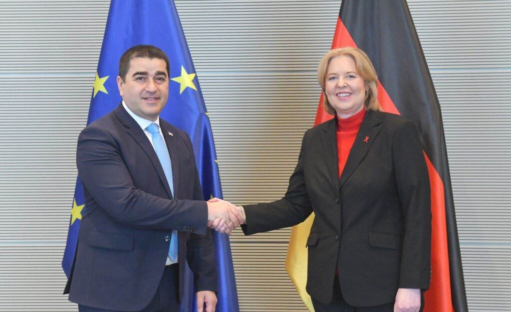 Georgian Parliament Speaker meets Bundestag President