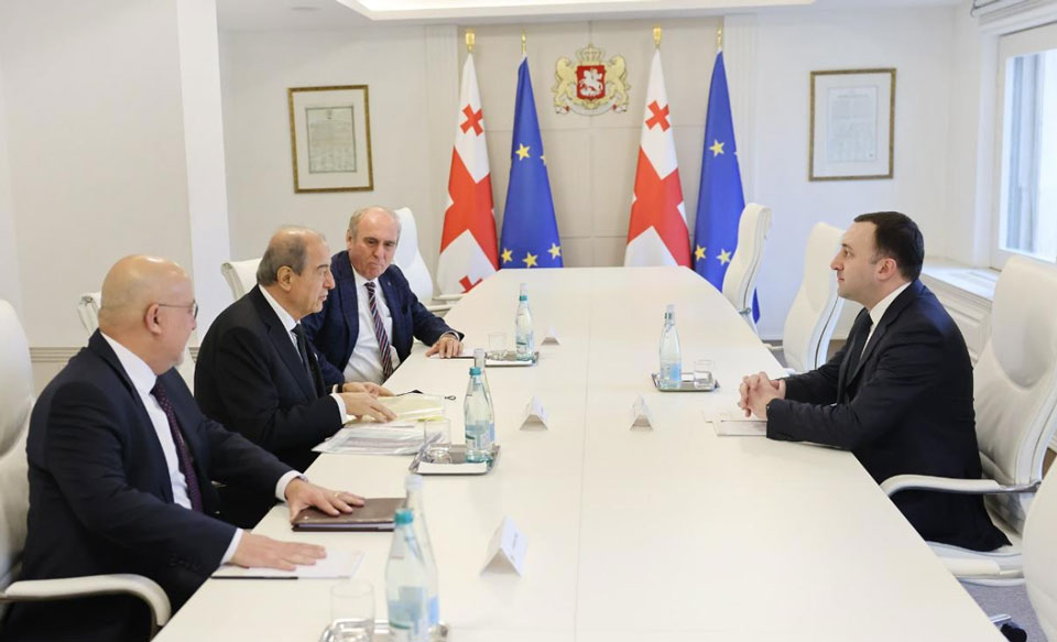 Ираклий Гарибашвили встретился с почетным президентом «Sanko Holding» Зеки Конукоглу