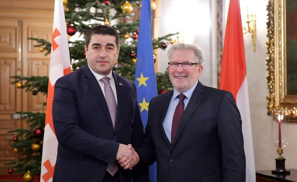 Шалва Папуашвили встретился с вице-президентами Палаты представителей Люксембурга