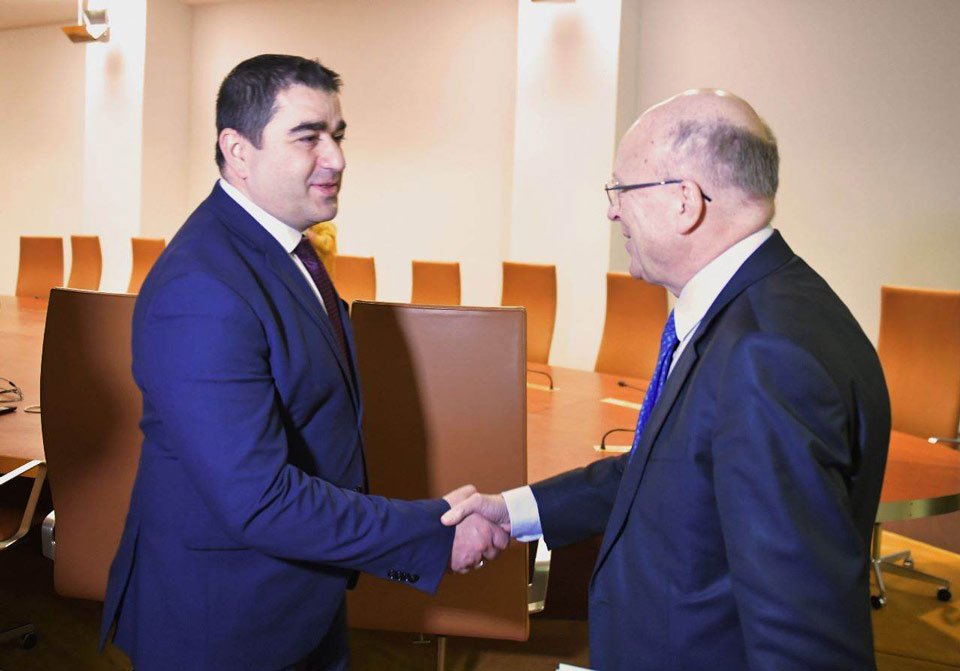 Georgian Parliament Speaker meets European Court of Justice President
