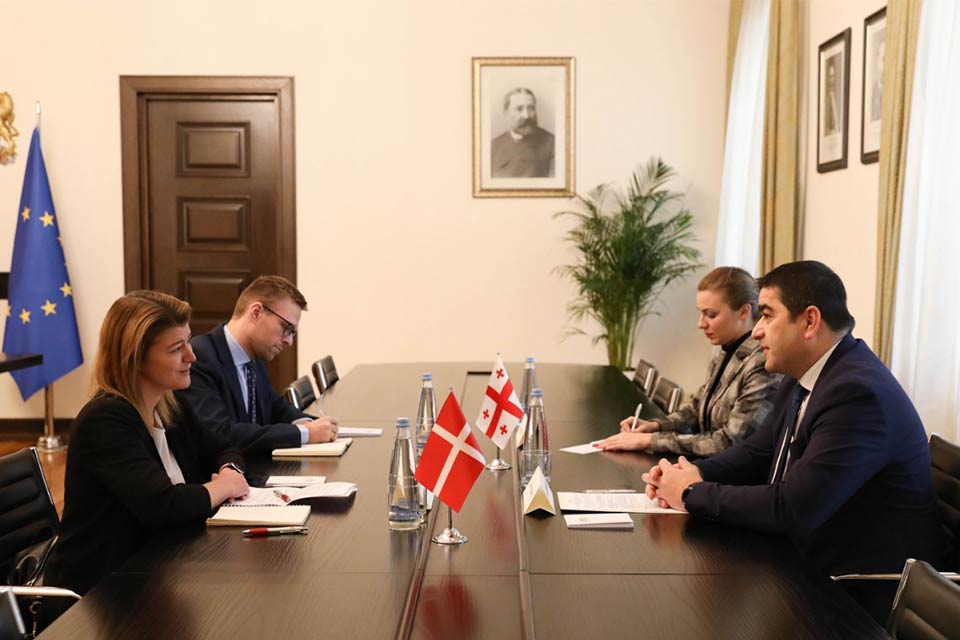 Шалва Папуашвили встретился с послом Королевства Дания
