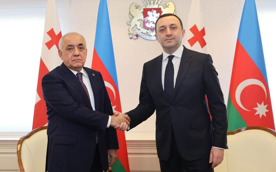 Georgian, Azerbaijani PMs meet