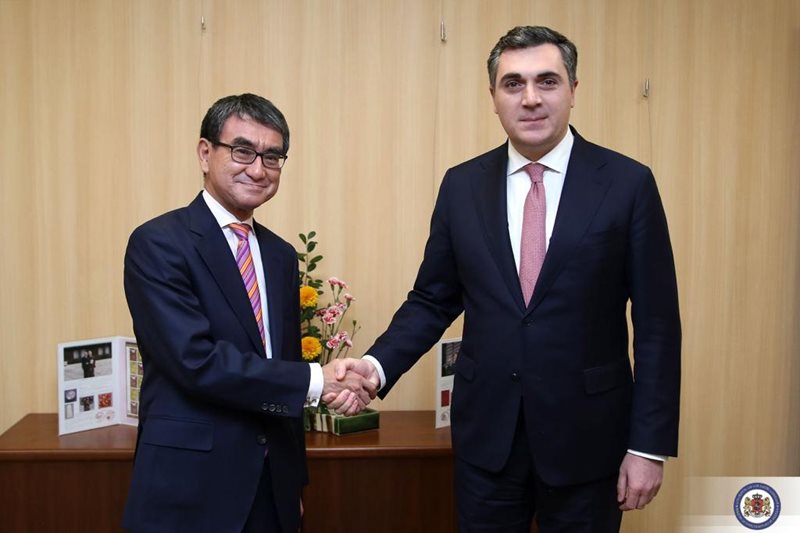 FM Darchiashvili meets Japan's Minister of Digital Transformation
