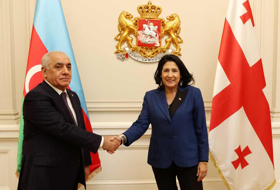 Georgian President meets Azerbaijani PM