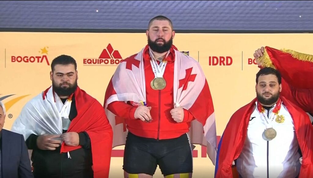 Georgian weightlifter wins World Championships in Bogota
