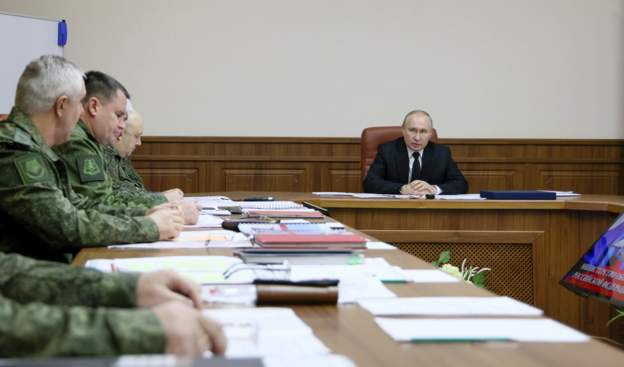 Vladimir Putin Silahlı Qüvvələrin Birləşmiş Qərargahında olub və hərbi komandirlərlə görüşüb