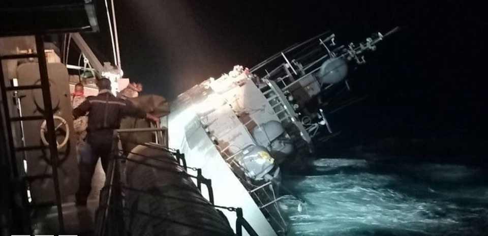 В Сиамском заливе затонул военный корабль ВМС Таиланда, спасатели ищут более 30 военнослужащих