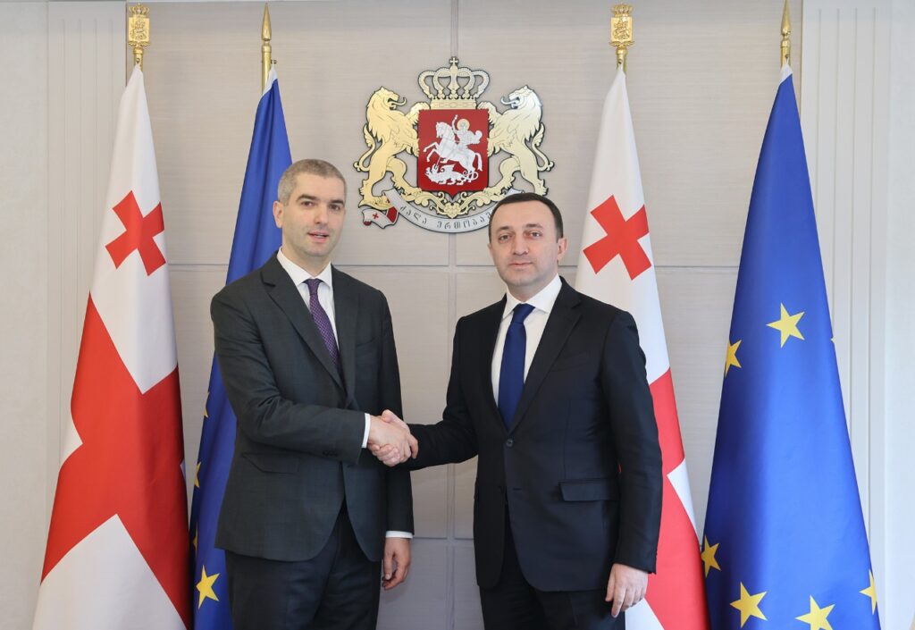 Ираклий Гарибашвили встретился с новоназначенным послом Грузии в Аргентине Гварамом Хандамишвили