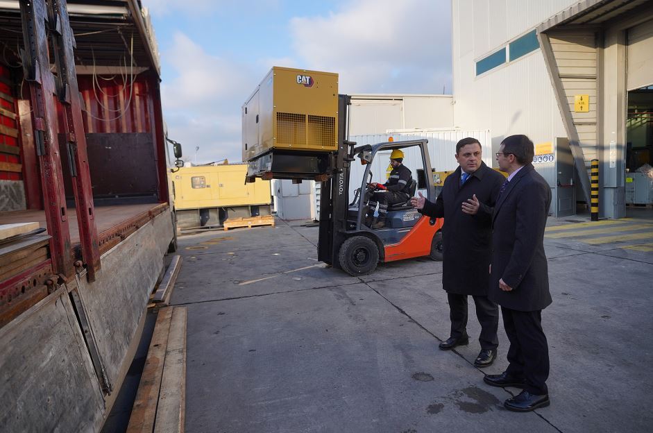 Georgia sends 25 high-power generators to Ukraine