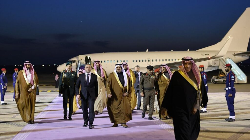 Начался официальный визит Ираклия Гарибашвили в Королевство Саудовская Аравия