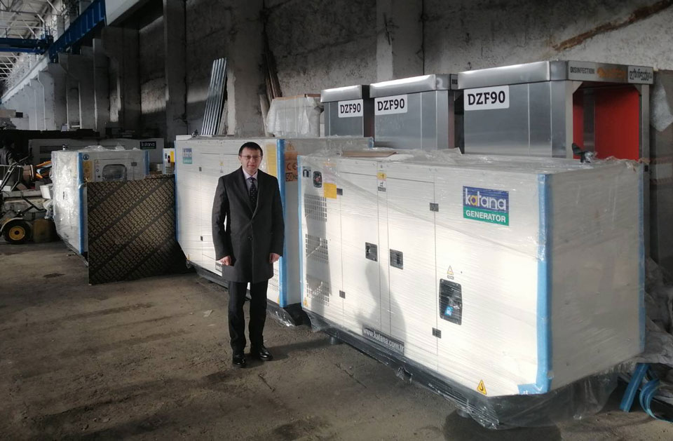 Ukraine's embassy thanks Georgia for donating generators