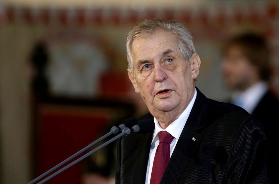 Miloş Zeman - əminəm ki, gec-tez azad ölkələrin təzyiqi Rusiyanı Ukrayna ərazilərini tərk etməyə məcbur edəcək