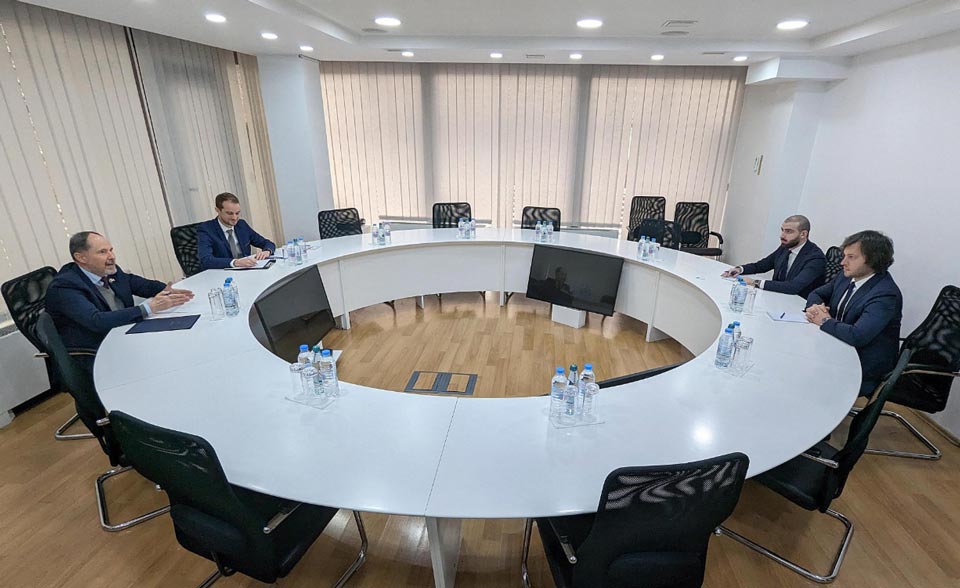 Ираклий Кобахидзе встретился с послом ЕС в Грузии
