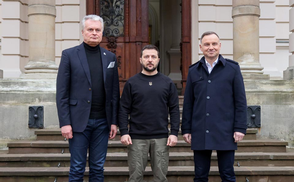Polşa və Litva prezidentləri Ukraynaya getdilər