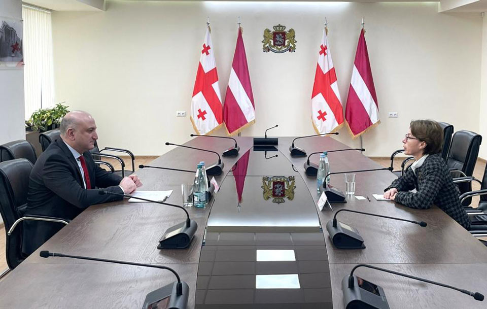 Зураб Азарашвили встретился с послом Латвии