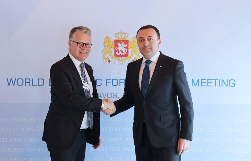 Georgian PM meets Stena Line CEO