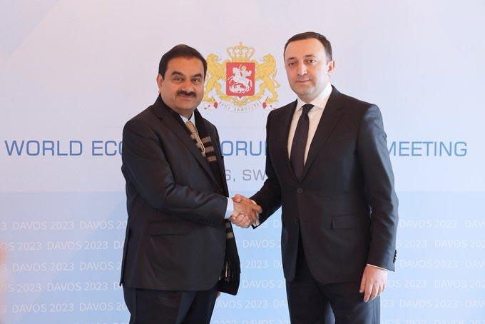 Ираклий Гарибашвили - На встрече с председателем Adani Group мы обсудили перспективы инвестирования в транспорт, логистику, энергетику и другие сферы