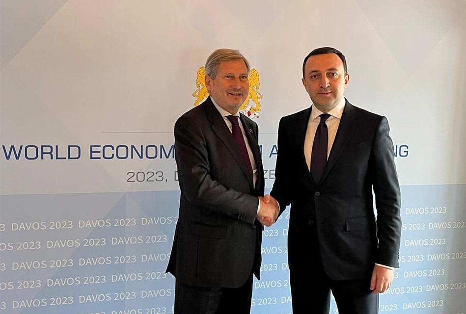 Йоханнес Хан - У меня была хорошая встреча с Ираклием Гарибашвили, мы обсудили шаги, которые должна предпринять страна на пути к вступлению в ЕС