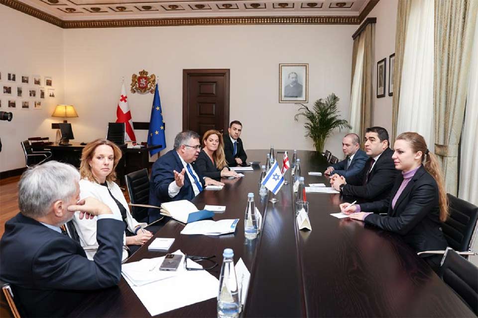 Шалва Папуашвили встретился с членами группы дружбы с Грузией, действующей в Кнессете Израиля