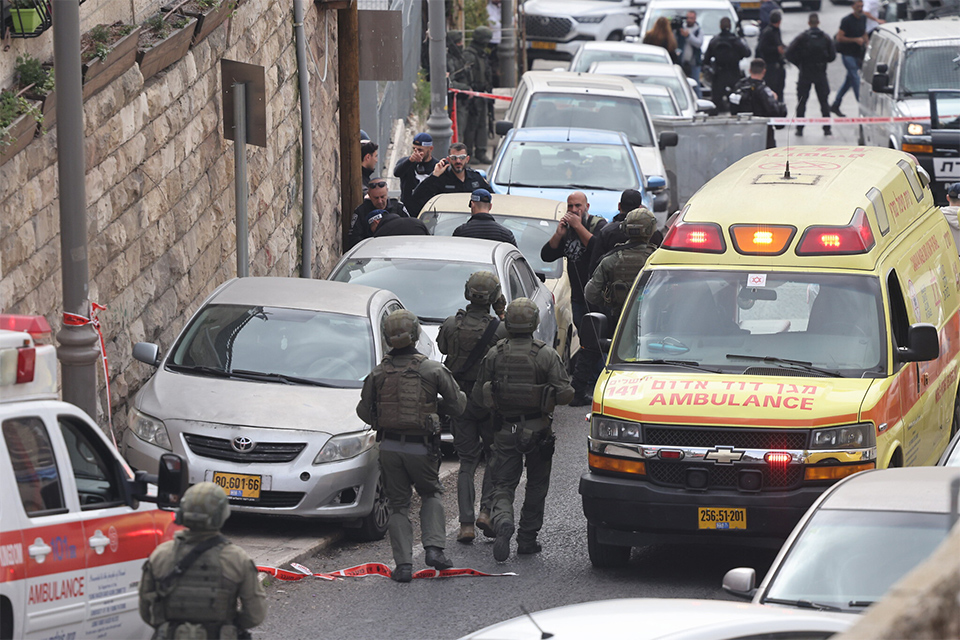 В Иерусалиме произошло очередное нападение, пострадали два человека