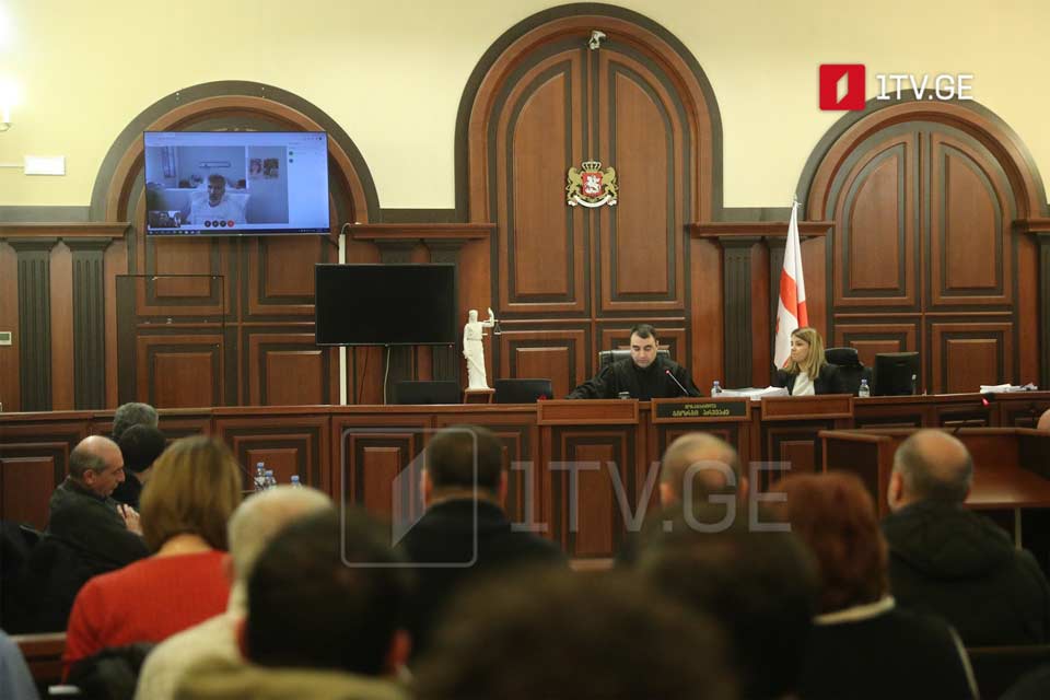 Михаил Саакашвили принял участие в процессе дистанционно и обратился в суд на грузинском и украинском языках