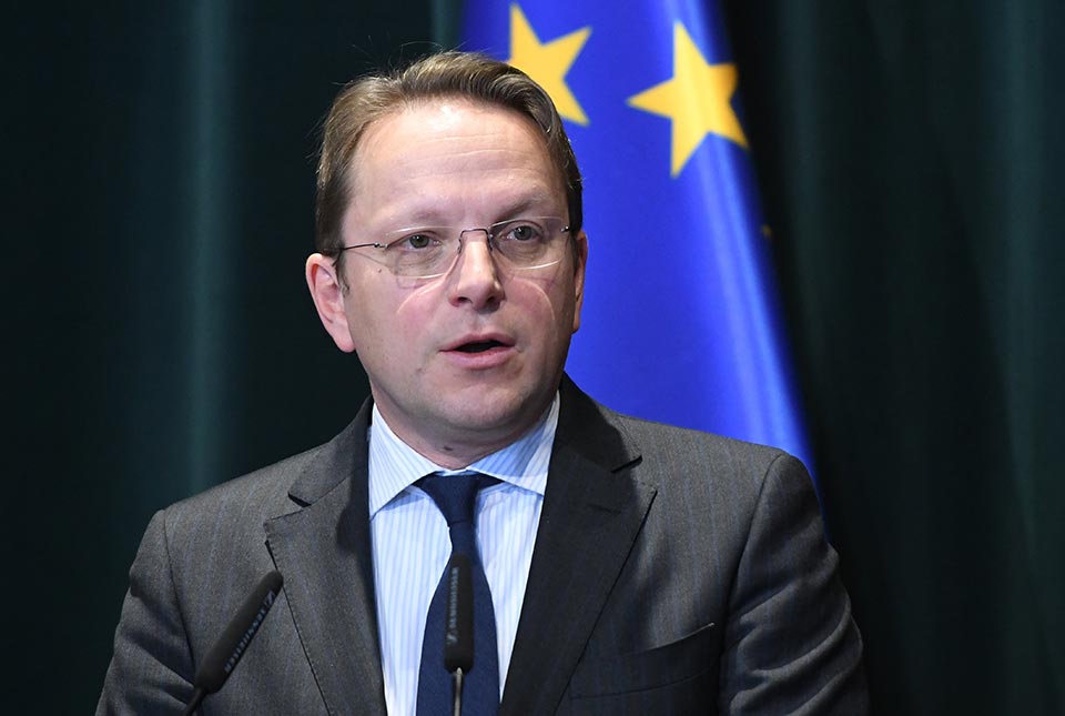 Оливер Вархели - Мы продолжаем поддерживать Украину, Молдову и Грузию на пути к ЕС