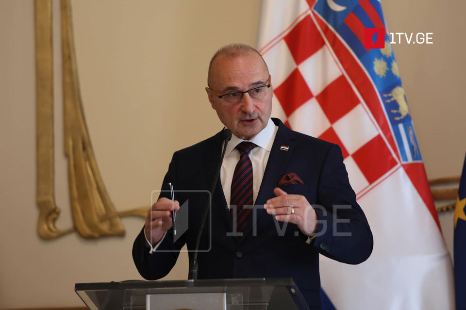 Croatia fully supports Georgia's European choice, FM Gordan Radman says