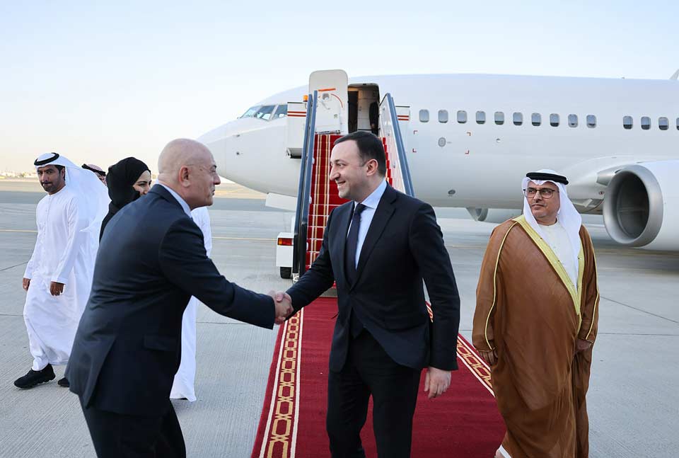 Начался визит Ираклия Гарибашвили в Объединенные Арабские Эмираты