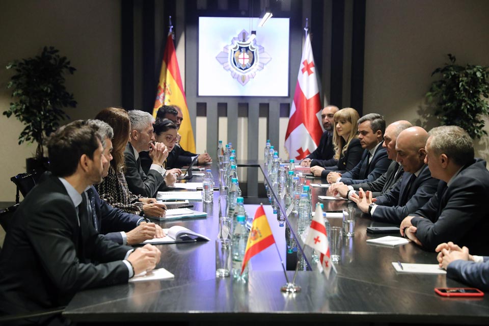Григол Лилуашвили встретился с министром внутренних дел Испании