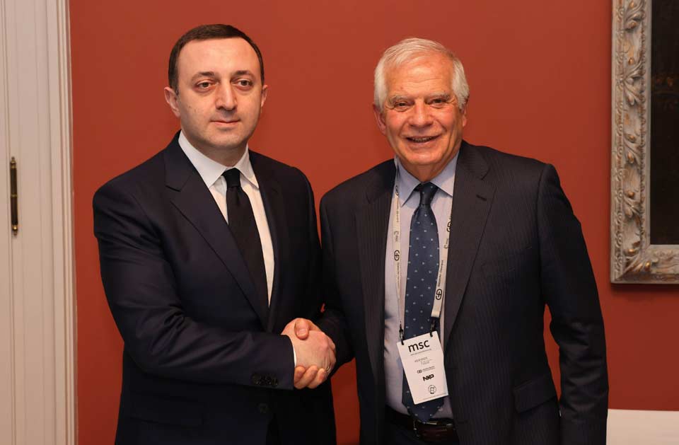 Georgian PM meets EU's Borrell