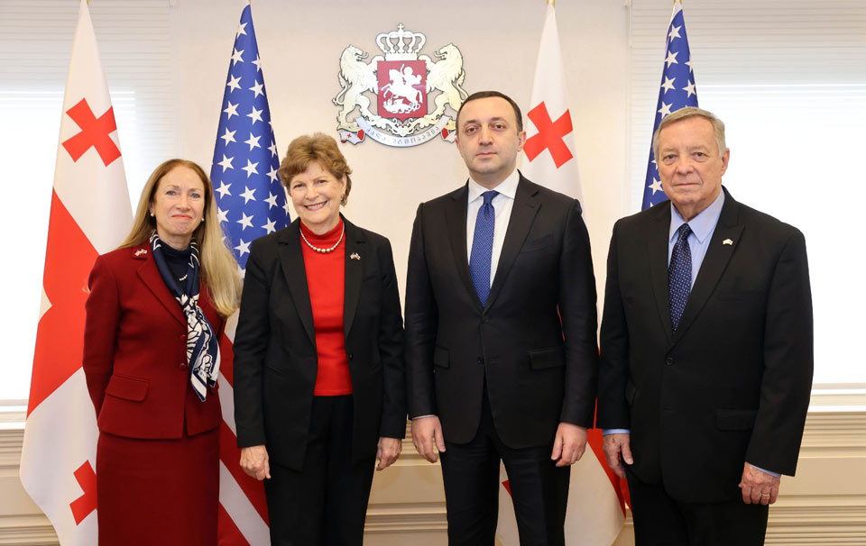 Ираклий Гарибашвили обсудил с американскими сенаторами прогресс, достигнутый в различных сферах в результате партнерства между Грузией и США