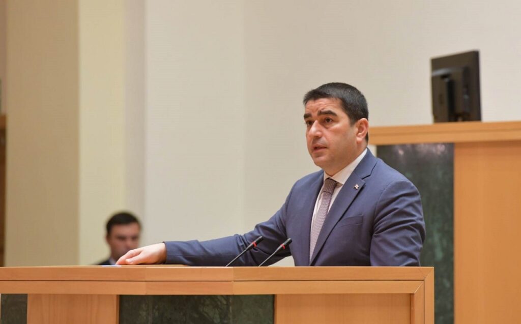 Шалва Папуашвили представил годовой отчет о работе постоянной делегации Грузии в Межпарламентском союзе