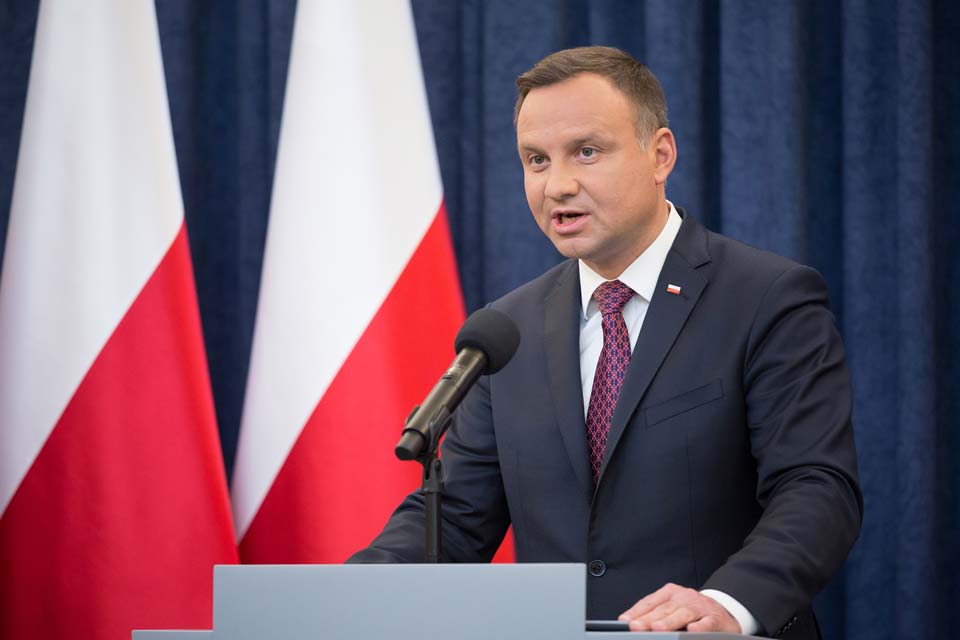 Polish President says Russia has "colonial ambitions"