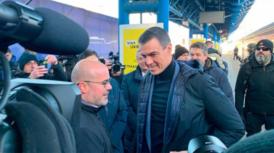 İspaniyanın baş naziri, Pedro Sançes Kiyevə getdi