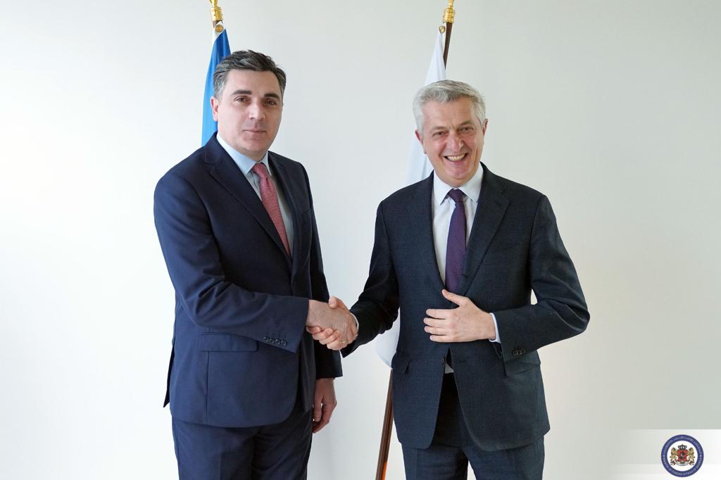 Georgian FM meets UN High Commissioner for Refugees