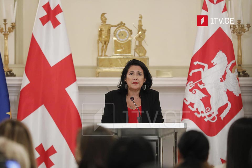 Georgian President addresses 67th Session of the Commission on the Status of Women