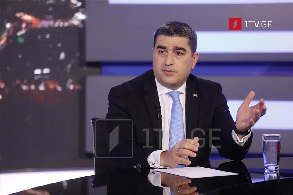 Parlamentin sədri, Şalva Papuaşvili bu gün "Aktual şənbə" verilişində