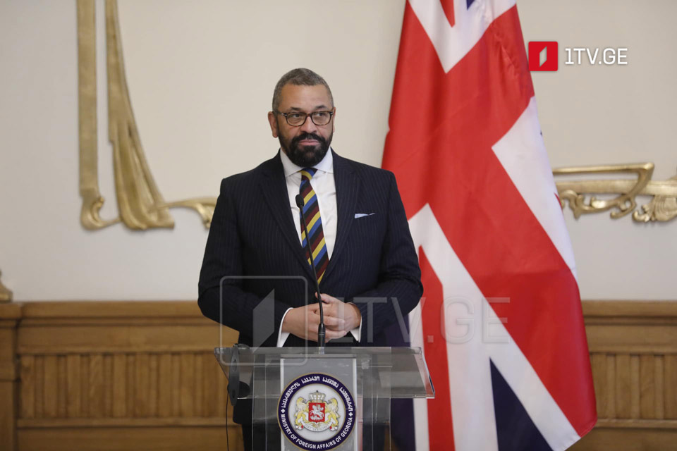 James Cleverly says UK to back Georgia in its defense against cyber attacks