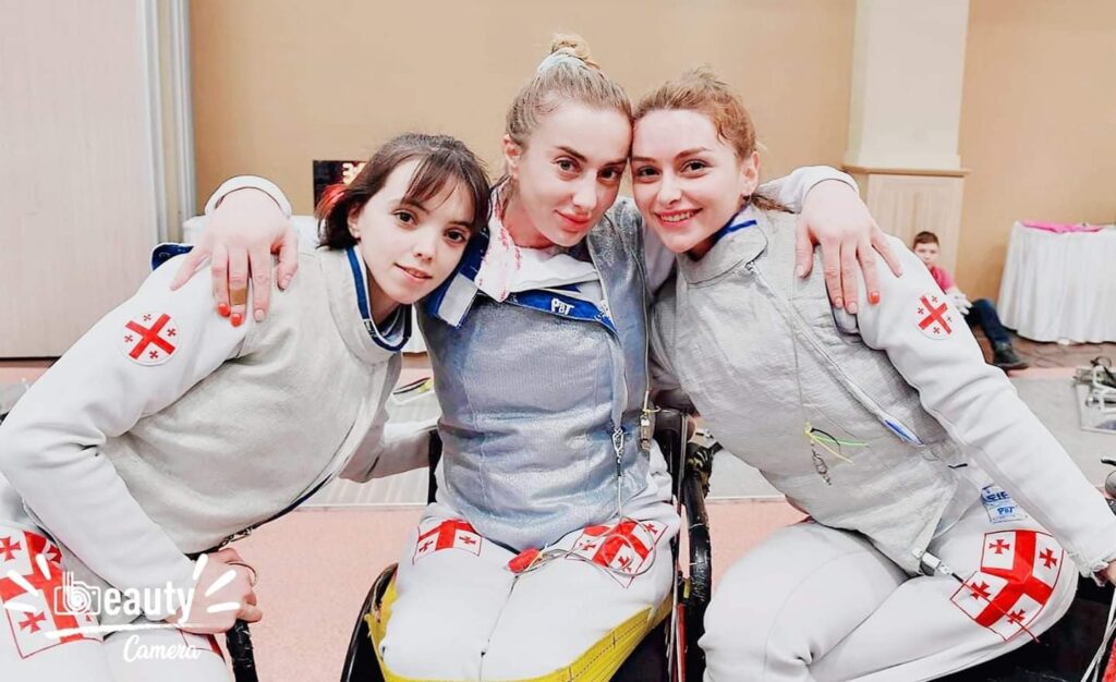 Женская сборная Грузии по фехтованию на колясках стала чемпионом мира