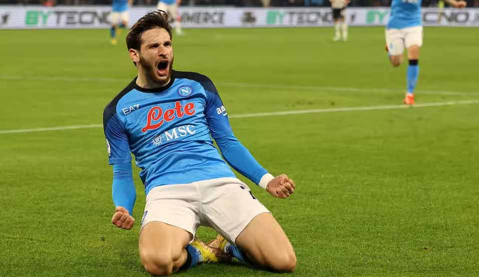 Гол Хвичи Кварацхелия в ворота «Аталанты» признан лучшим голом марта в итальянской Серии А #1TVSPORT