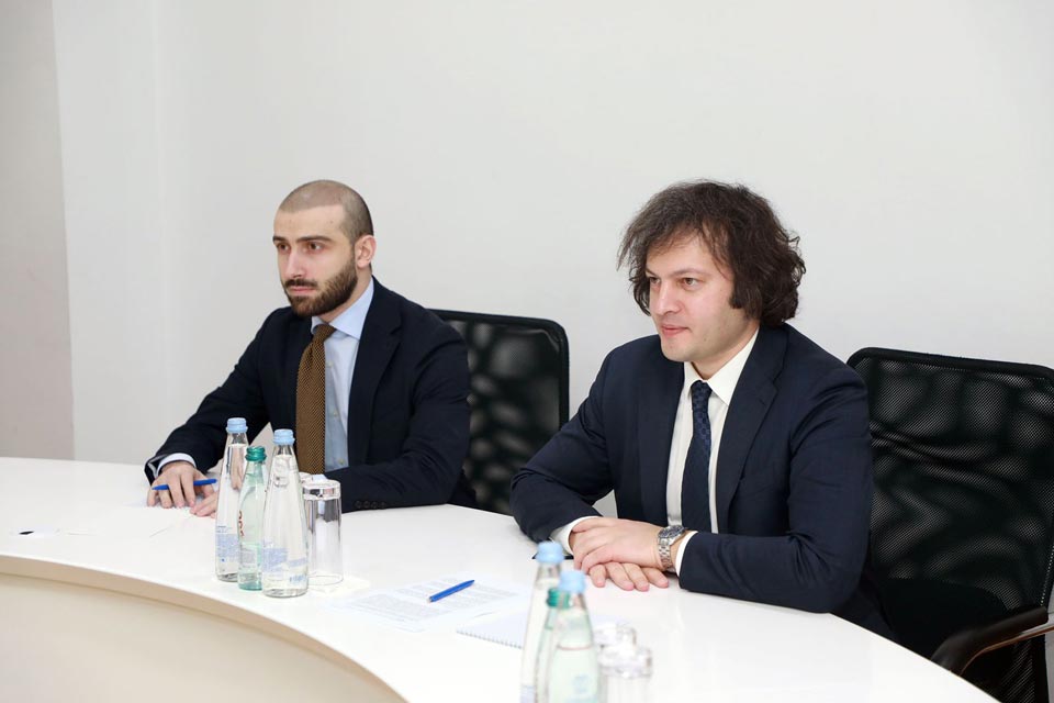 Ираклий Кобахидзе встретился с послом ЕС в Грузии Павлом Герчинским