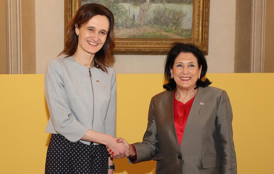 Саломе Зурабишвили встретилась с председателем Сейма Литвы